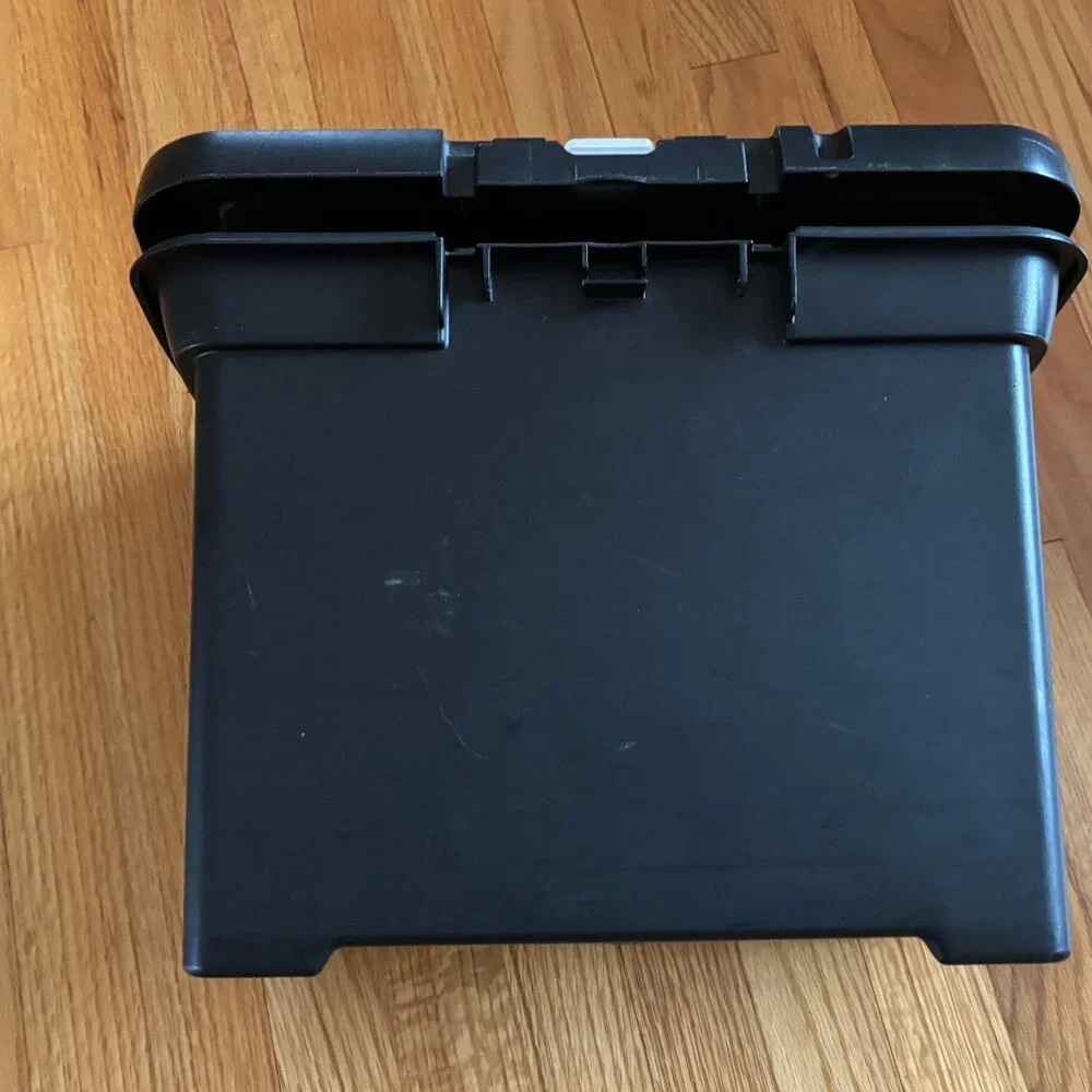 Sterlite Letter File Box with Handle and Folders
